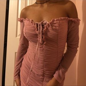 Pink Fashion Nova Dress